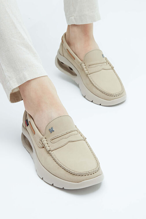 CALLAGHAN Erkek Hakiki Deri Vizon Nubuk Casual Ayakkabı - Görsel 5