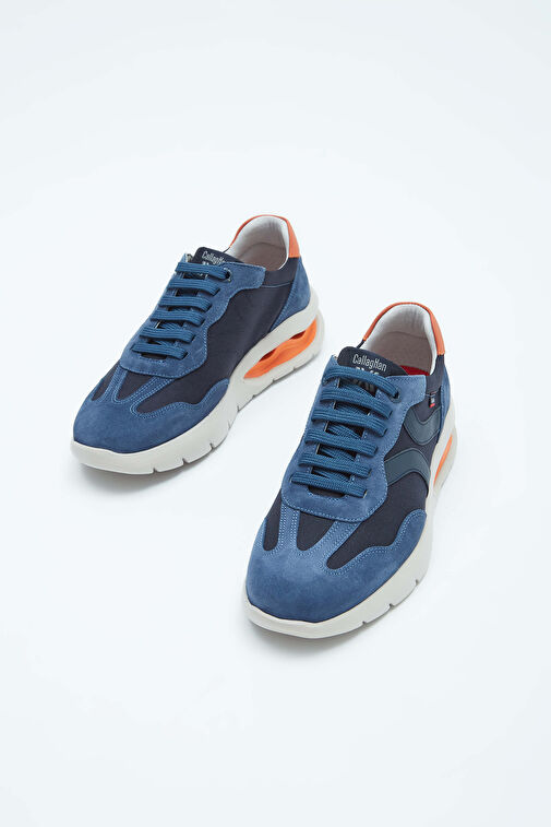 Callaghan Bej-Turuncu Erkek Deri Sneaker 618 45408 ERK AYK Y23 - Görsel 6