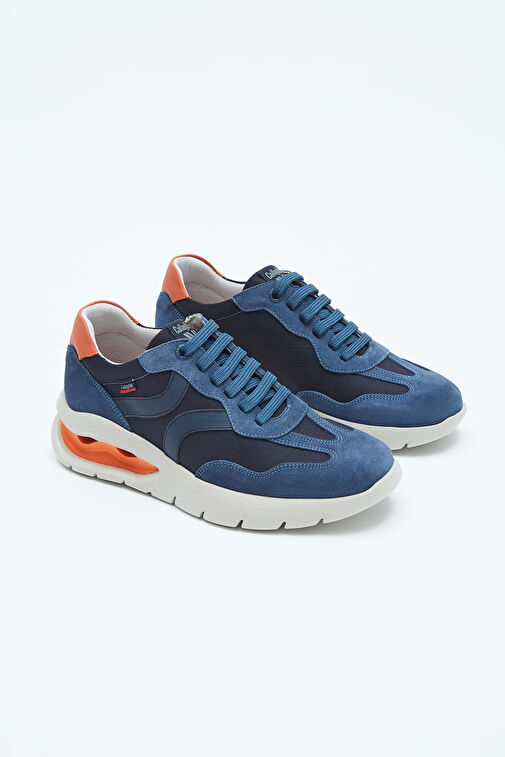 Callaghan Bej-Turuncu Erkek Deri Sneaker 618 45408 ERK AYK Y23 - Görsel 7