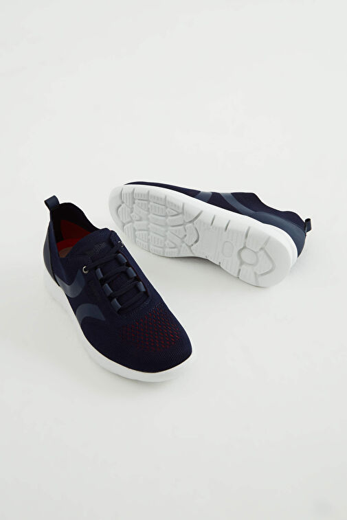 CALLAGHAN Erkek Tekstil Deri Lacivert Sneakers & Spor Ayakkabı - Görsel 8