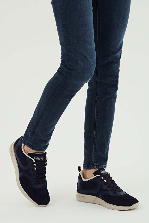Callaghan Lacivert Erkek Deri Sneaker 618 91318 ERK AYK Y23 - Görsel 3