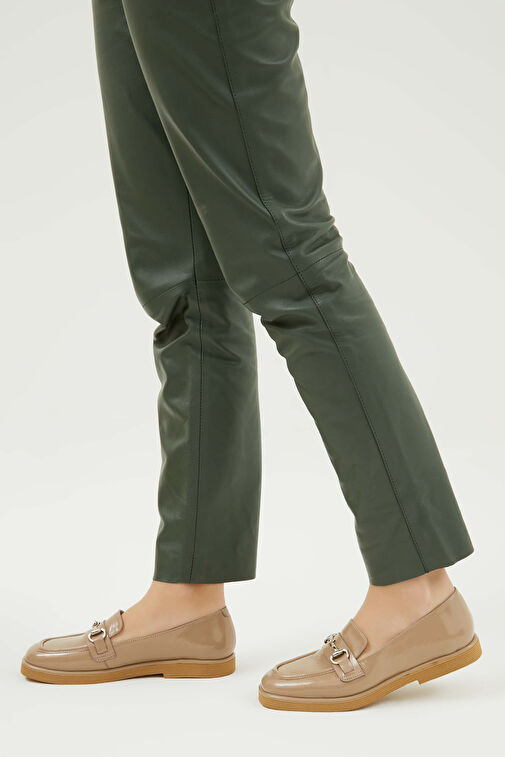 Tamer Tanca Vizon Kadın Rugan Loafer 33 4008 Y BN AYK Y23 - Görsel 4