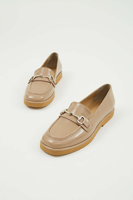 Tamer Tanca Vizon Kadın Rugan Loafer 33 4008 Y BN AYK Y23 - Görsel 7