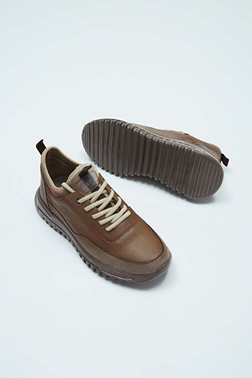 Tamer Tanca Tamer Tanca Erkek Hakiki Deri Vizon Sneakers & Spor Ayakkabı | Boyner Vizon - 5. görsel