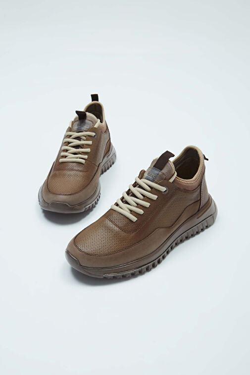 Tamer Tanca Tamer Tanca Erkek Hakiki Deri Vizon Sneakers & Spor Ayakkabı | Boyner Vizon - 2. görsel