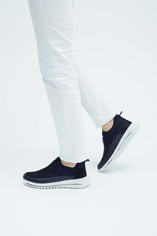 Tamer Tanca Vizon Erkek Deri Sneaker 381 17469 ERK AYK Y23 - Görsel 2
