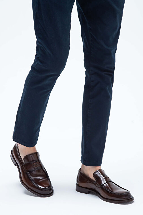 Tamer Tanca Erkek Hakiki Deri Taba Makosen Ayakkabı - Görsel 3