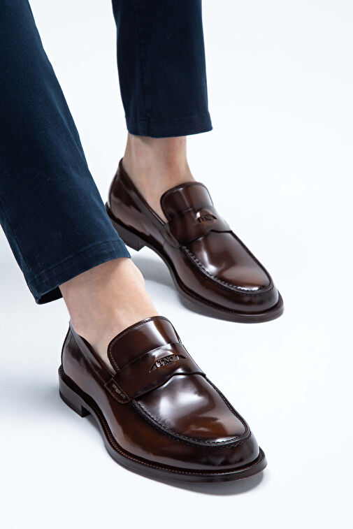 Tamer Tanca Erkek Hakiki Deri Taba Makosen Ayakkabı - Görsel 5