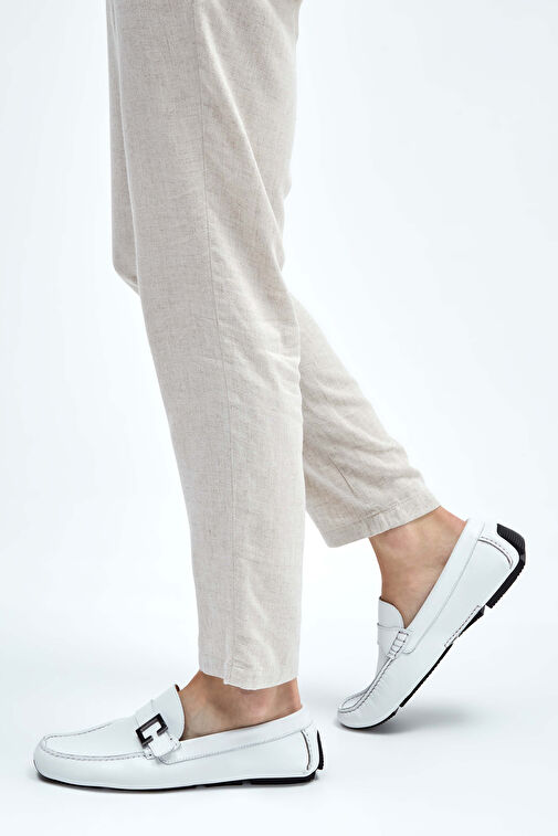 Rossi ROSSI Erkek Hakiki Deri Beyaz Loafer Ayakkabı Boyner'de! Beyaz - 2. görsel
