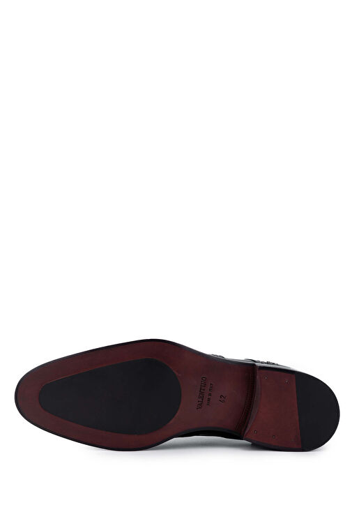 VALENTINO Erkek Hakiki Deri Siyah Klasik Ayakkabı - Görsel 5