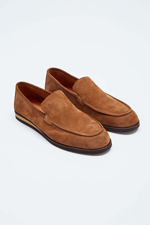 Tamer Tanca Mavi Erkek Süet Loafer 537 3178 ERK AYK Y23 - Görsel 4