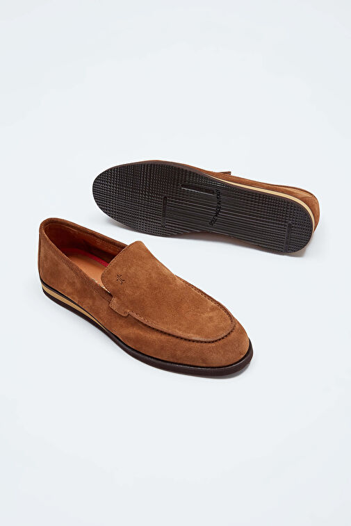 Tamer Tanca Mavi Erkek Süet Loafer 537 3178 ERK AYK Y23 - Görsel 5