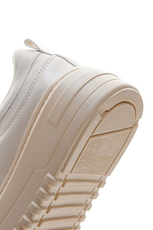 Valmenti Clair Kadın Bej Suni Deri Spor Ayakkabı - Görsel 6