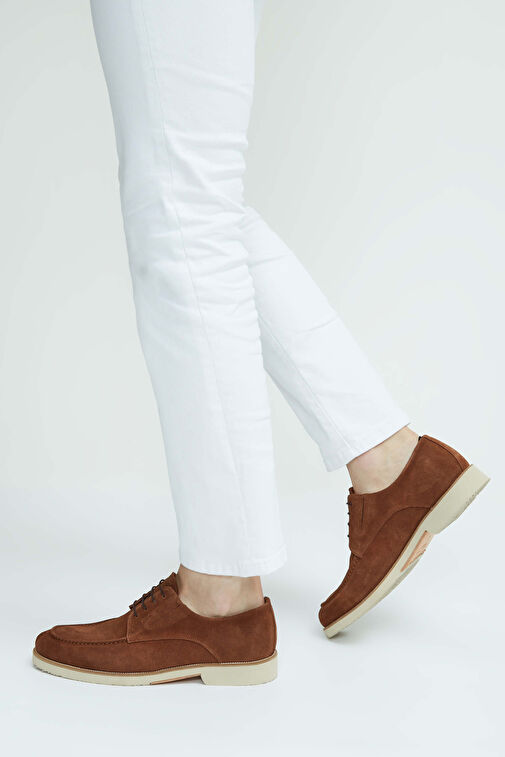 Tamer Tanca Erkek Hakiki Deri Tarçın Casual Ayakkabı - Görsel 2