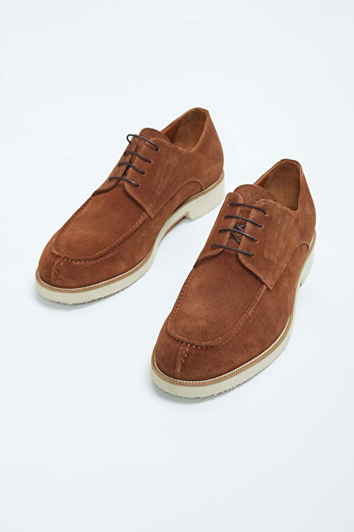 Tamer Tanca Erkek Hakiki Deri Tarçın Casual Ayakkabı - Görsel 6