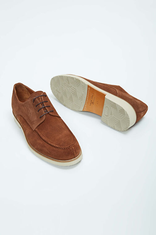 Tamer Tanca Erkek Hakiki Deri Tarçın Casual Ayakkabı - Görsel 8