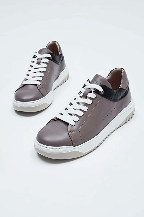 Tamer Tanca Vizon Erkek Deri Sneaker 383 5444 ERK AYK Y23 - Görsel 3