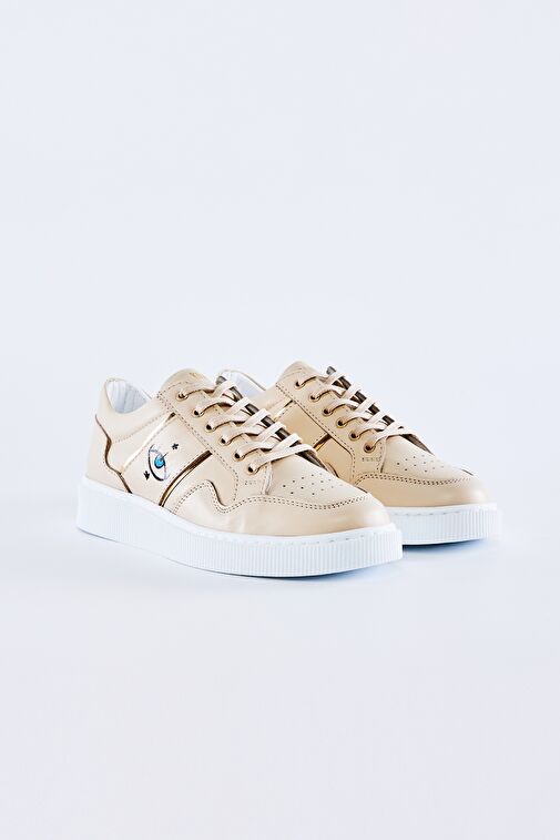 Valmenti Bej Kadın Deri Sneaker 352 645 BN AYK Y23 - Görsel 3