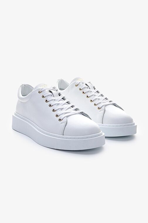 Valmenti Fredo Erkek Gri Hakiki Deri Spor Ayakkabı - Görsel 4