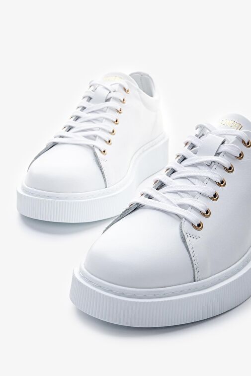 Valmenti Fredo Erkek Gri Hakiki Deri Spor Ayakkabı - Görsel 6