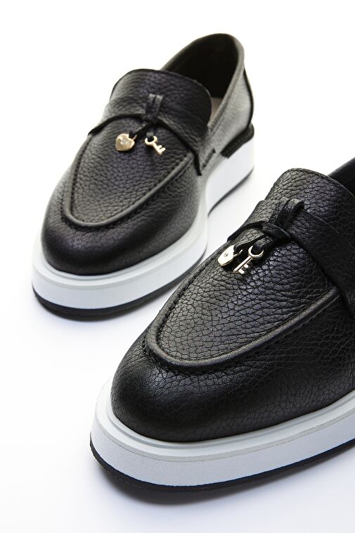 Valmenti Yeşil Kadın Deri Loafer 902 1050 BN AYK Y23 - Görsel 4