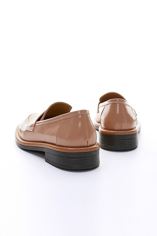 Valmenti Emma Kadın Bej Açma Hakiki Deri Loafer Ayakkabı - Görsel 5