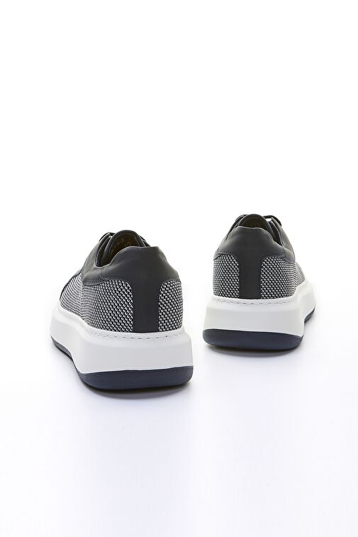 Valmenti Ricardo Erkek Lacivert Tekstil Deri Spor Ayakkabı - Görsel 5