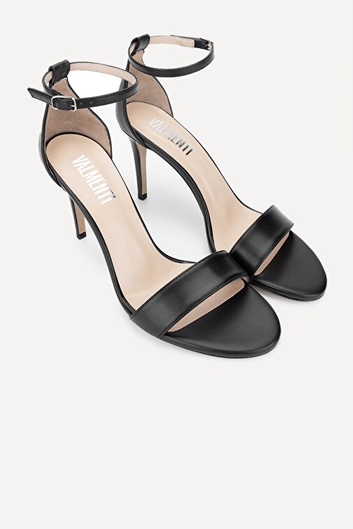 Valmenti Taine Kadın Siyah Cilt Hakiki Deri Topuklu Ayakkabı - Görsel 5