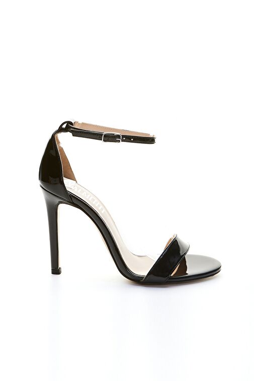 Valmenti Sophia Kadın Siyah Rugan Hakiki Deri Topuklu Ayakkabı - Görsel 2