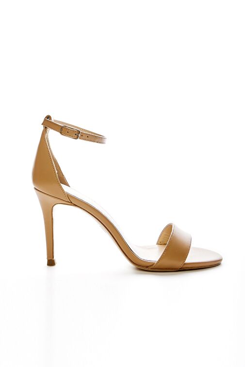 Valmenti Sophia Kadın Nude Rugan Hakiki Deri Topuklu Ayakkabı - Görsel 2