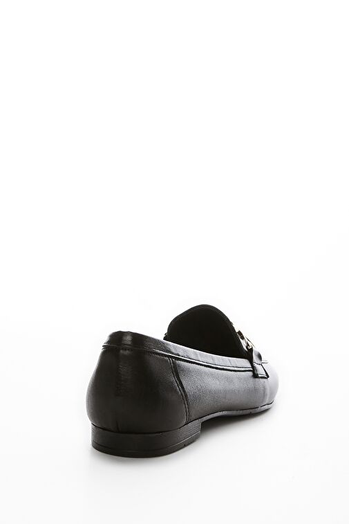Valmenti Agathe Kadın Siyah Hakiki Deri Loafer Ayakkabı - Görsel 5