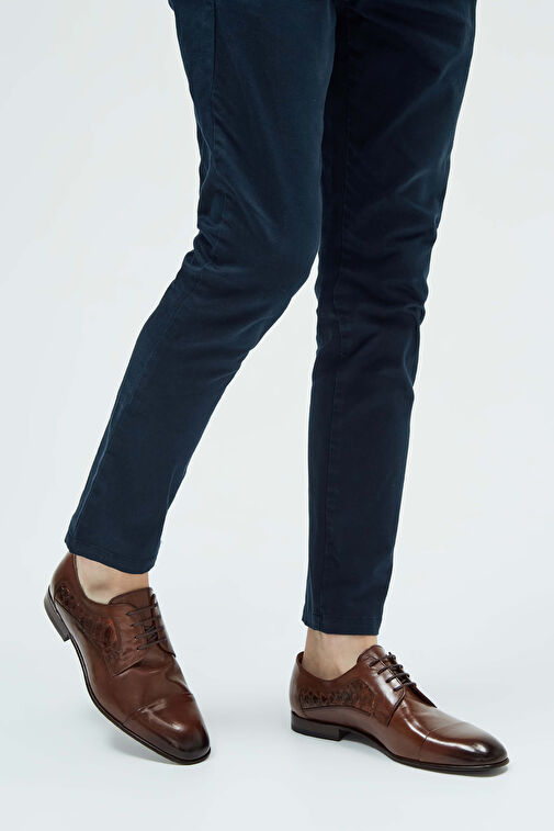 Tamer Tanca Siyah Erkek Deri Klasik Ayakkabı 183 26452 ERK AYK Y23 - Görsel 3