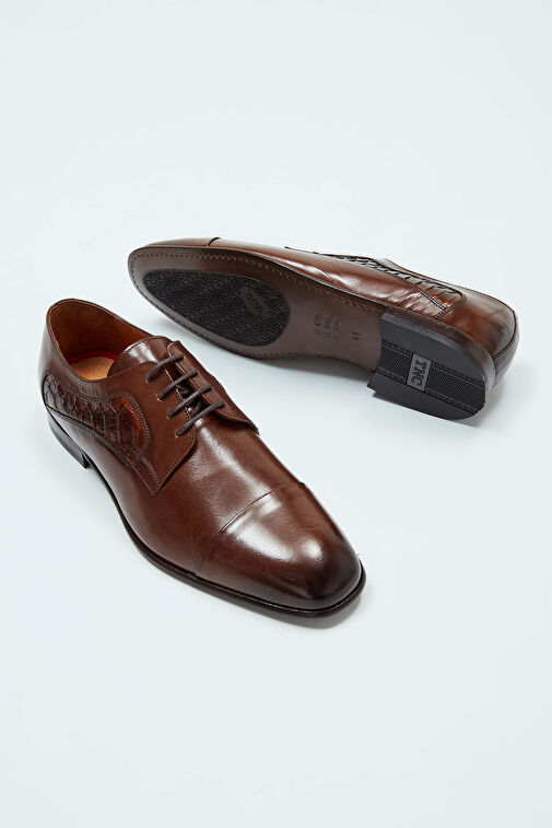 Tamer Tanca Siyah Erkek Deri Klasik Ayakkabı 183 26452 ERK AYK Y23 - Görsel 8