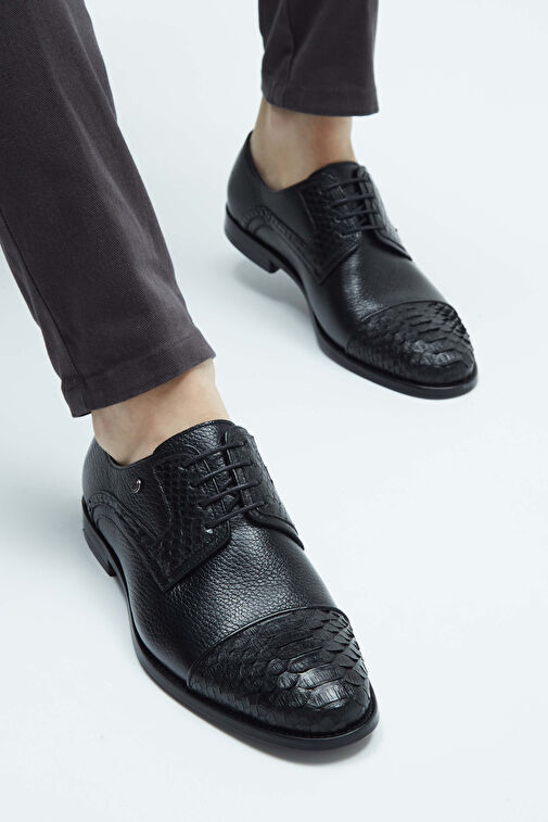 Tamer Tanca Taba Erkek Deri Klasik Ayakkabı 183 25162 ERK AYK Y23 - Görsel 5