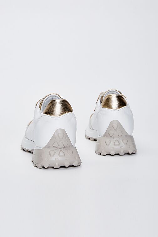 Valmenti Jianna Kadın Beyaz Hakiki Deri Spor Ayakkabı - Görsel 4