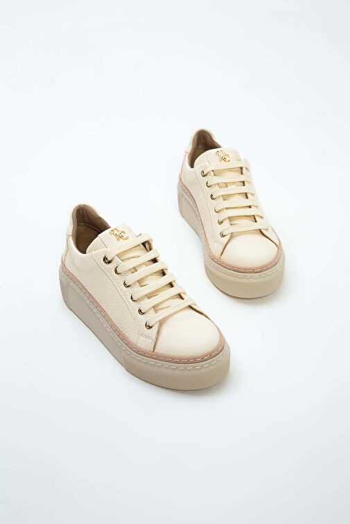 Tamer Tanca Lacivert Kadın Deri Sneaker 937 5022-09 BN AYK Y23 - Görsel 11