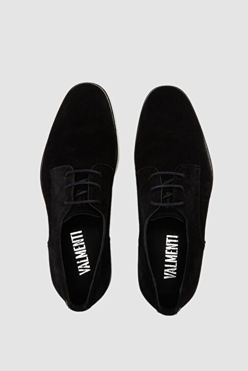 Valmenti Bruno Erkek Siyah Süet Hakiki Deri Casual Ayakkabı - Görsel 5