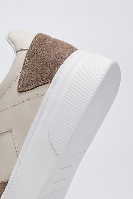 Valmenti Caesar Erkek Vizon Süet\Vizon Nappa Hakiki Deri Spor Ayakkabı - Görsel 6