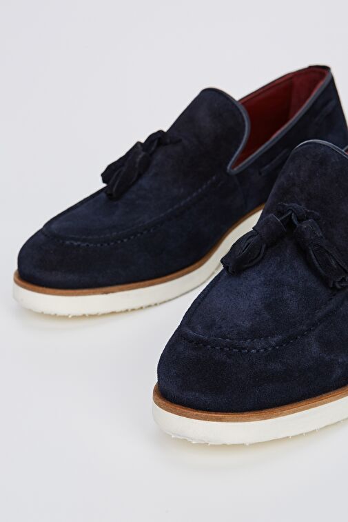 Valmenti Bej Erkek Süet Loafer 537 3205-VAL ERK AYK Y23 - Görsel 4