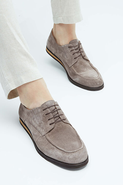 Tamer Tanca Erkek Hakiki Deri Kahverengi Casual Ayakkabı - Görsel 5