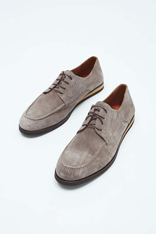 Tamer Tanca Erkek Hakiki Deri Kahverengi Casual Ayakkabı - Görsel 6