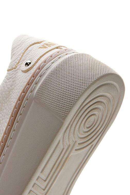 Valmenti Nora Kadın Bej Floter Hakiki Deri Sneakers & Spor Ayakkabı - Görsel 6