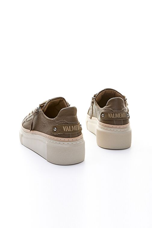 Valmenti Nora Kadın Vizon Floter Hakiki Deri Sneakers & Spor Ayakkabı - Görsel 5