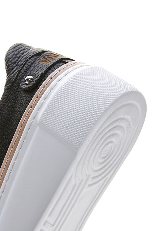 Valmenti Bej Kadın Deri Sneaker 937 5022-48 BN AYK Y23 - Görsel 6