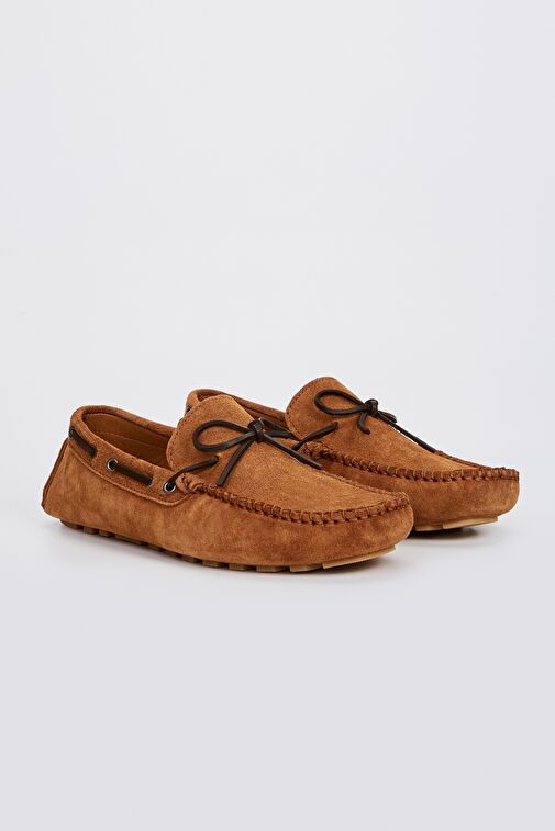 Valmenti Rachele Erkek Viski Süet Hakiki Deri Loafer Ayakkabı - Görsel 3