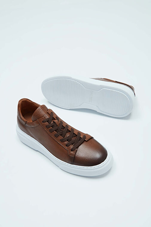 Tamer Tanca Siyah Erkek Deri Sneaker 04 2501 ERK AYK Y23 - Görsel 2