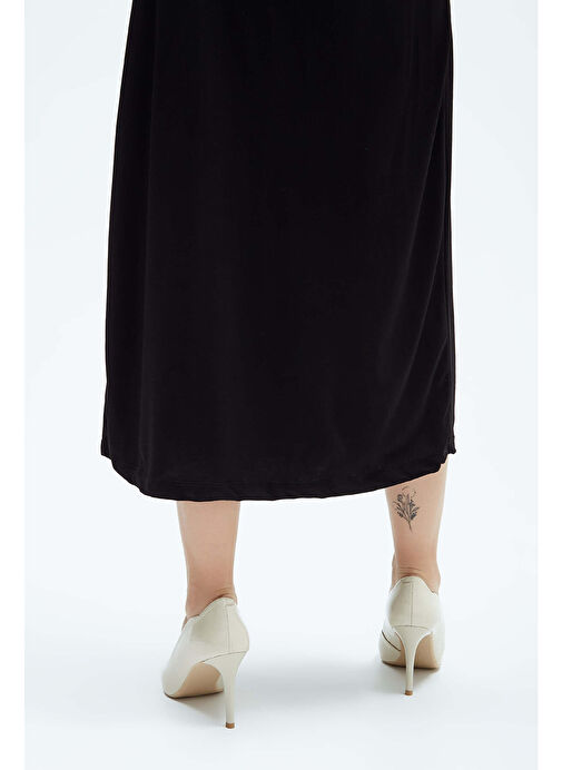 Tamer Tanca Kadın Hakiki Deri Bej Topuklu Ayakkabı - Görsel 6