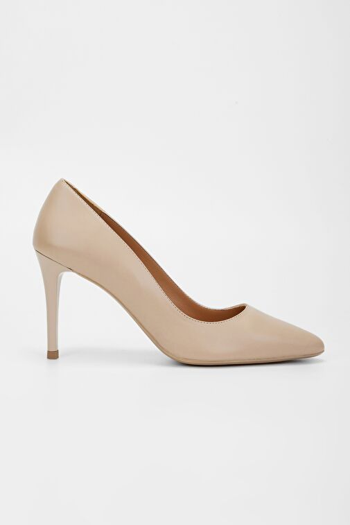 Valmenti Novella Kadın Nude Hakiki Deri Topuklu Ayakkabı - Görsel 2