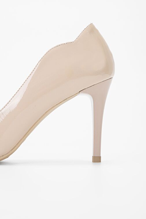 Valmenti Pudra Kadın Rugan Abiye Ayakkabı 248 23133 BN AYK Y23 - Görsel 6