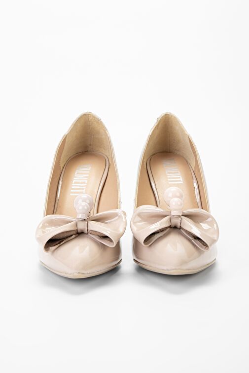 Valmenti Pudra Kadın Rugan Abiye Ayakkabı 248 23133 BN AYK Y23 - Görsel 7